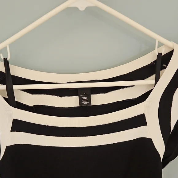 White House Black Market Black and White Tank Top - Picture 6 of 10